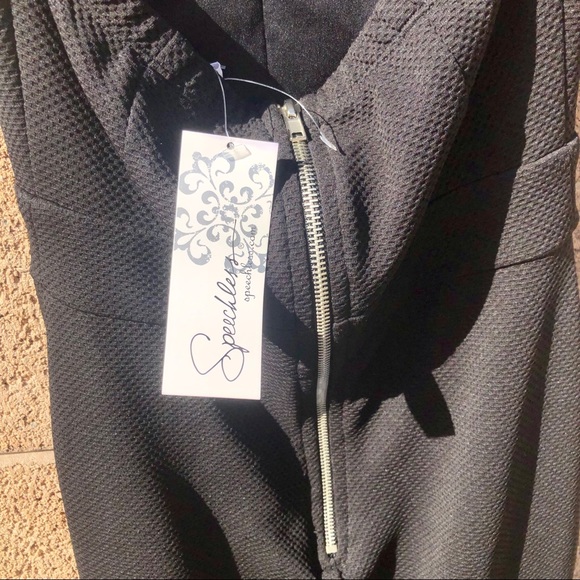 NEW Speechless Strapless Black Dress - Picture 3 of 4